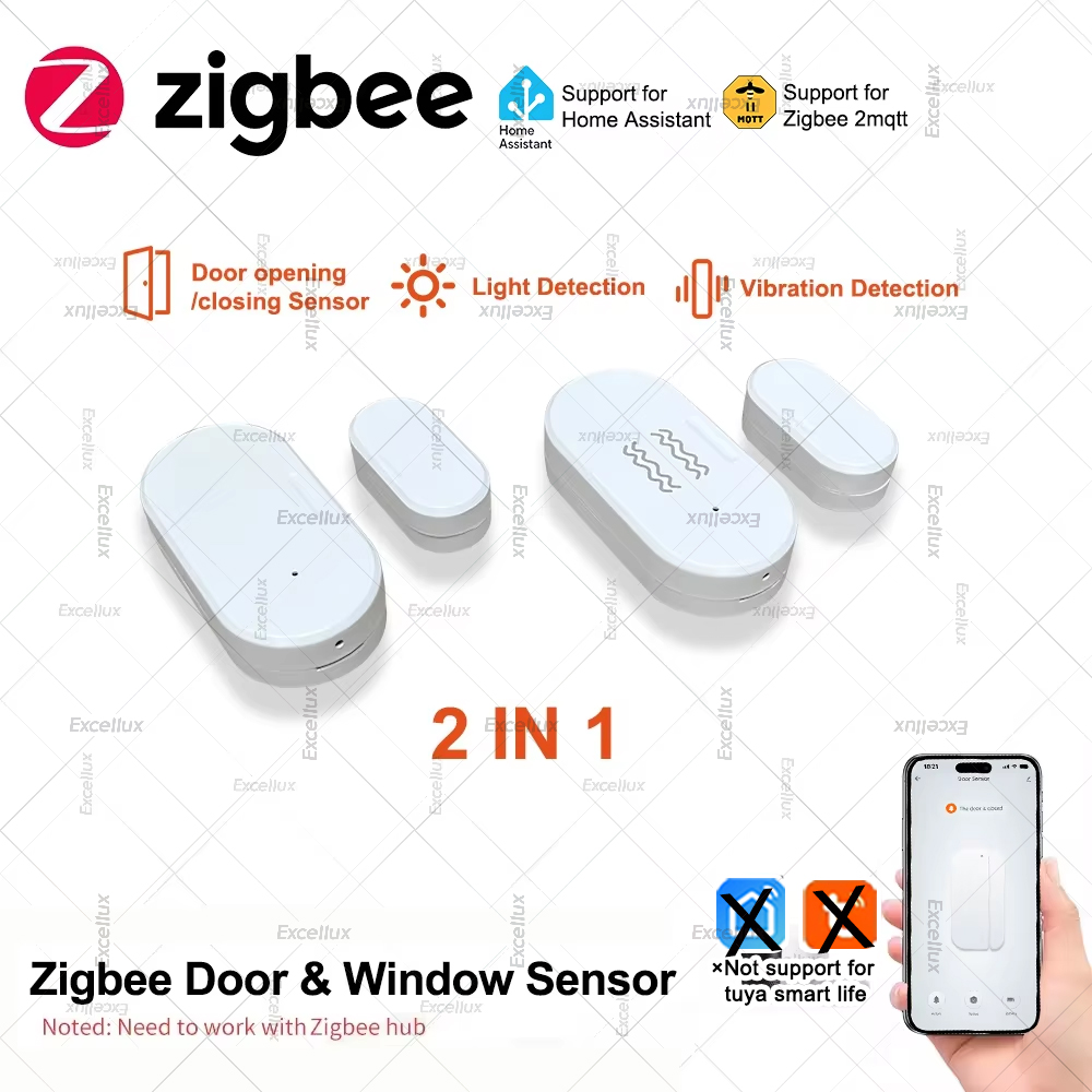 Home Security Devices - Zigbee 3.0 Deur Raam Sensor Met