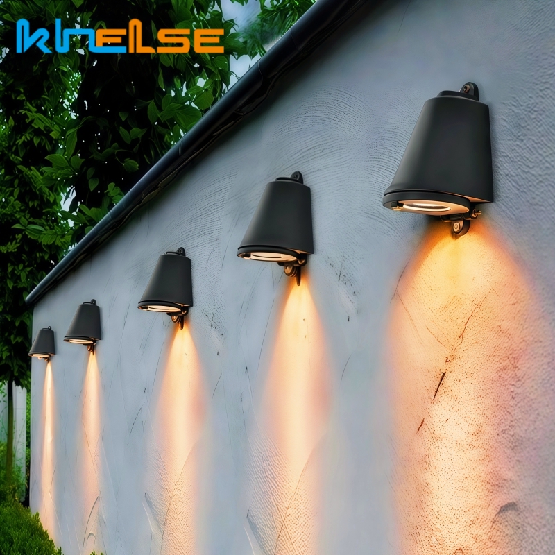 Home Security Yard Sign - Retro industriële LED buitenwandlamp 3W vintage