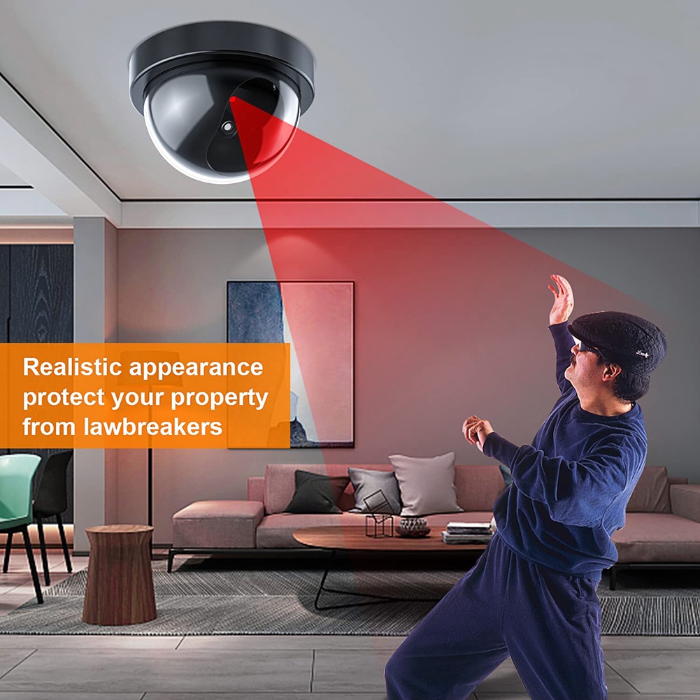 Home Security Systems With Cameras - Dummy-beveiligingscamera, nepcamera met rood LED-licht, realistisch