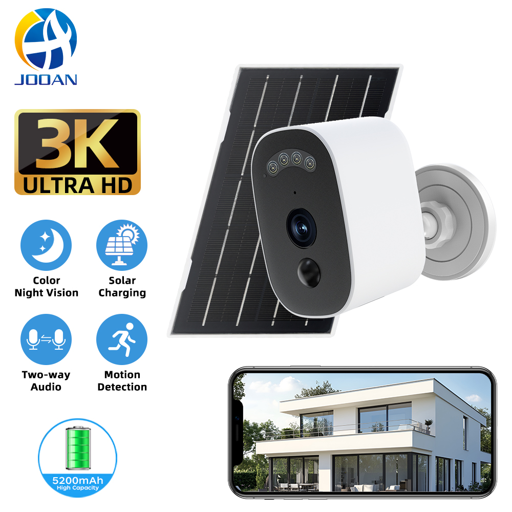Home Security Tech - Jooan 3K HD Solar Beveiligingscamera Buiten