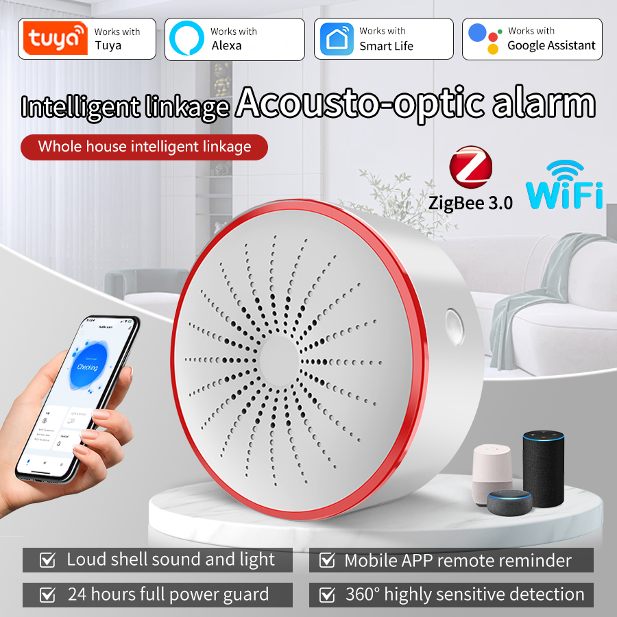 Home Security Ultimate - Tuya WiFi ZigBee Smart Alarm Sirene