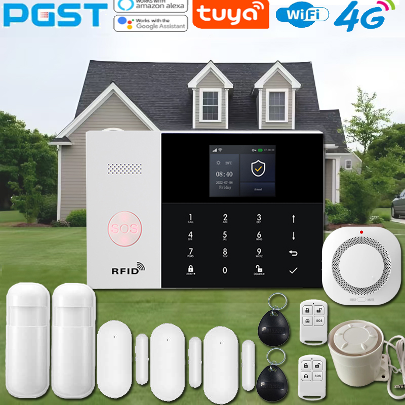Home Security Kit - PGST PG-105 Smart Home beveiligingssysteem kit,