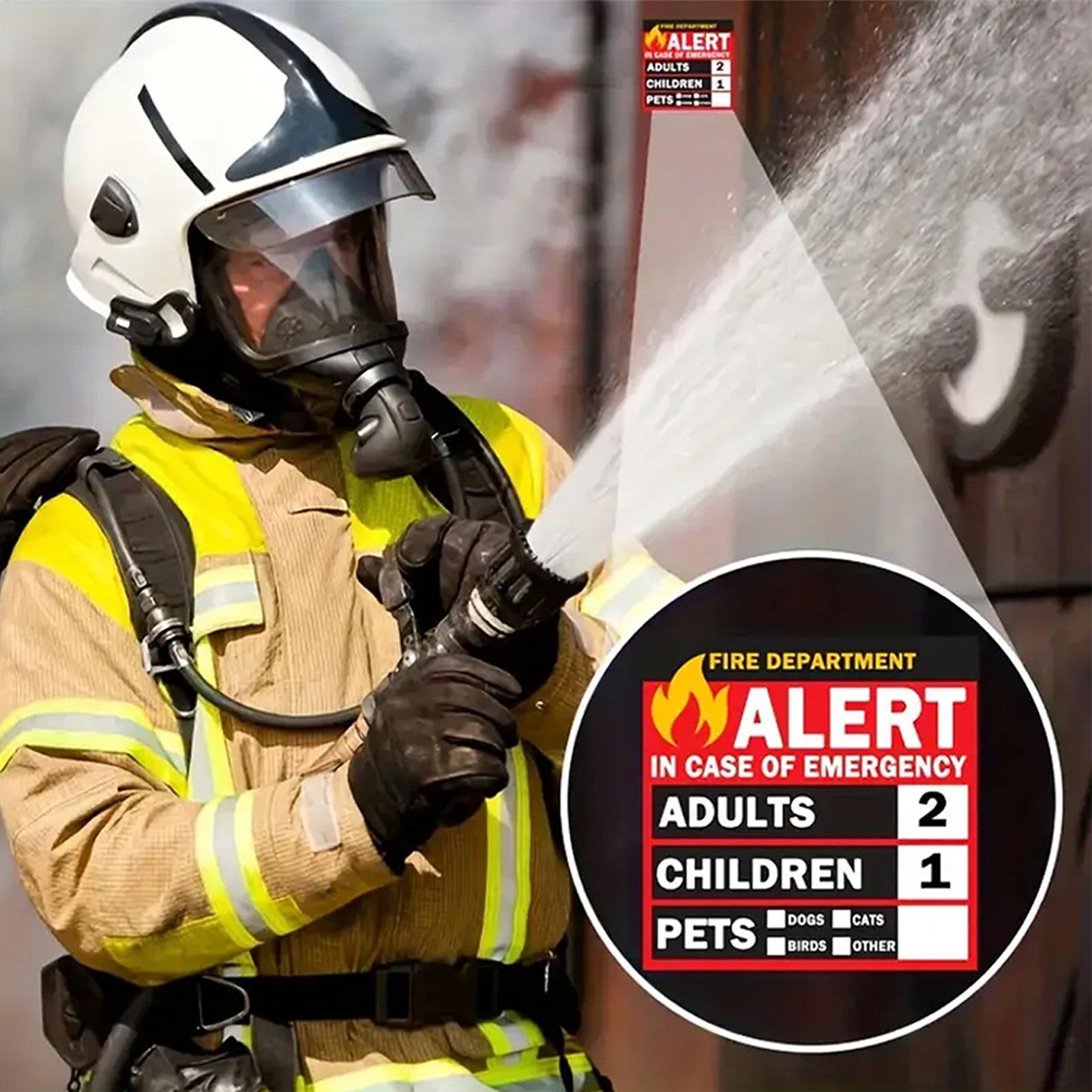 Home Security Department Us - Brandalarmsticker voor huisdieren Regenbestendig beveiligingssticker Regenbestendige