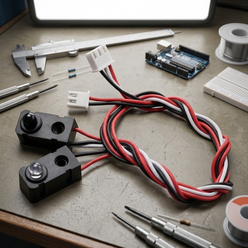 Home Security Kit - 4 Paar Infrarood-straalsensorset Doorstraal-IR-schakelaar 5V DC