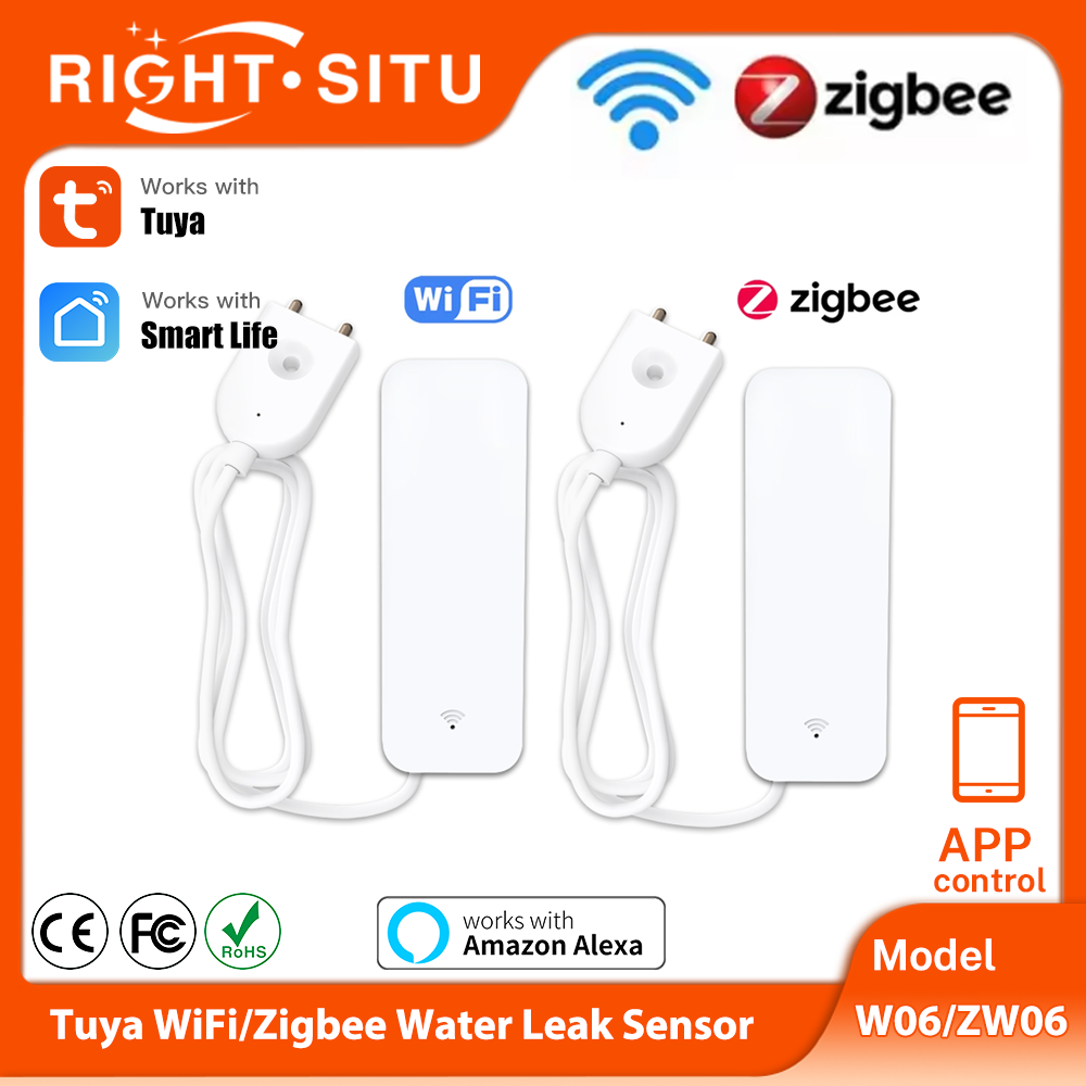 Home Security Devices - Tuya WiFi Zigbee Watersensor Slimme lekdetector