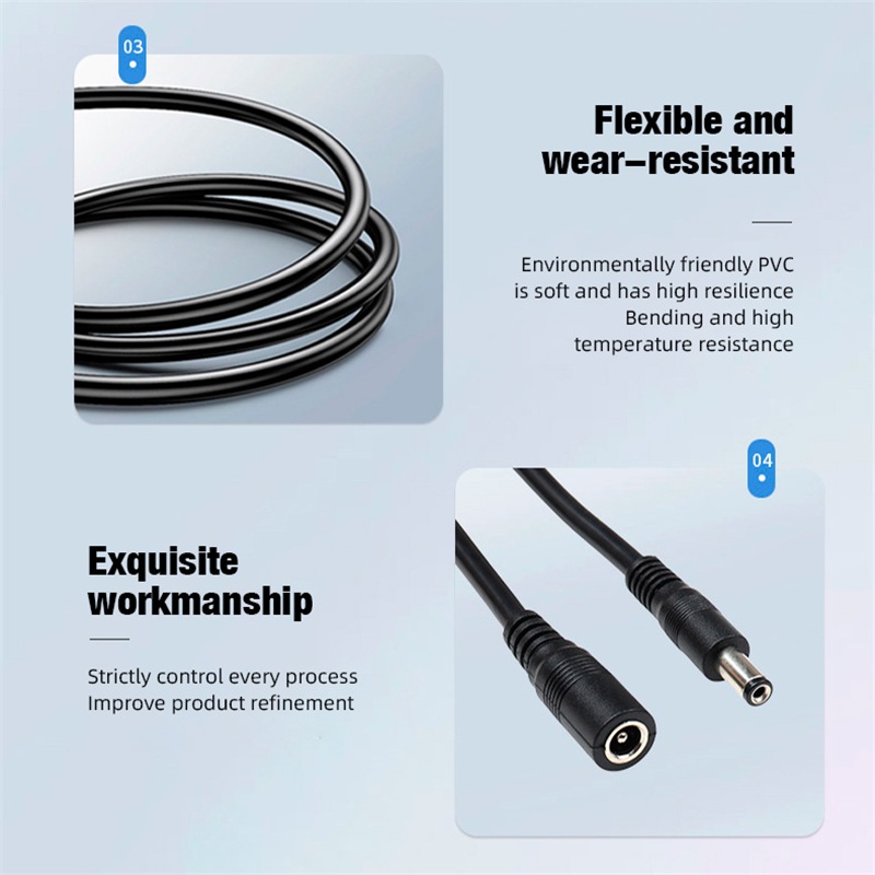5.5x2.1mm 1 Vrouw naar 2 4 8 M - Home Security Tech recensie en prijs