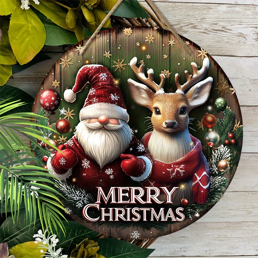 1pc Vrolijk Kerstfeest Kerstma - Home Security Yard Sign recensie en prijs