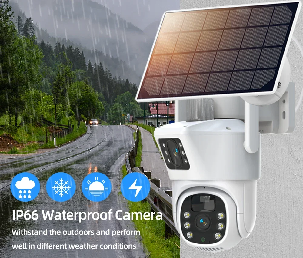 4K 8mp Dual Lens Wifi Solar Cc - Home Security Video Systems recensie en prijs