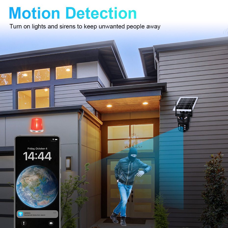 KERUI 6MP 4G SIM WiFi Solar Ca - Home Security Tech recensie en prijs