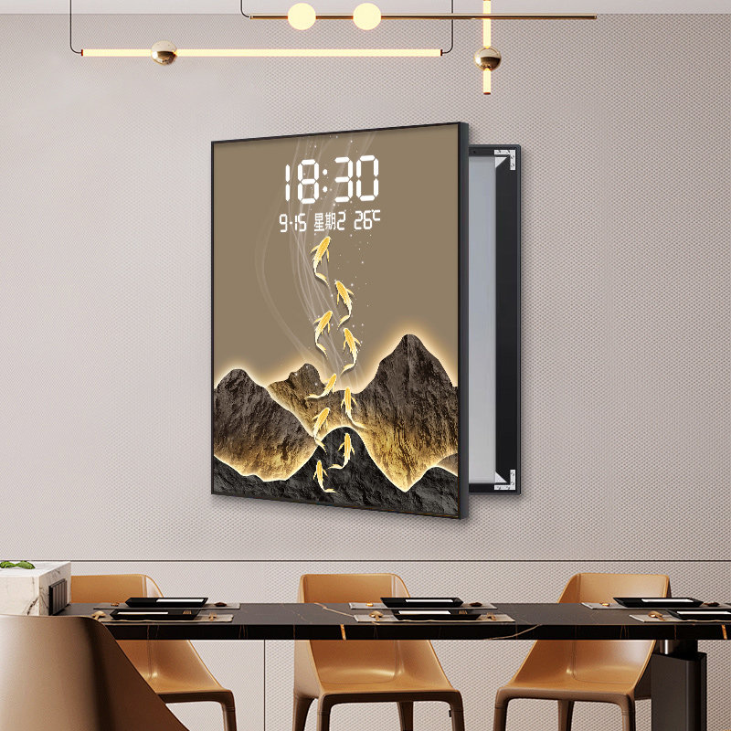 Elegante lichte cijfers wandkl - Home Security Number recensie en prijs