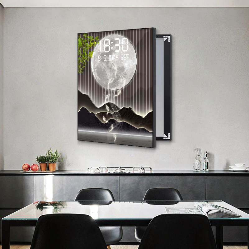 Elegante lichte cijfers wandkl - Home Security Number recensie en prijs