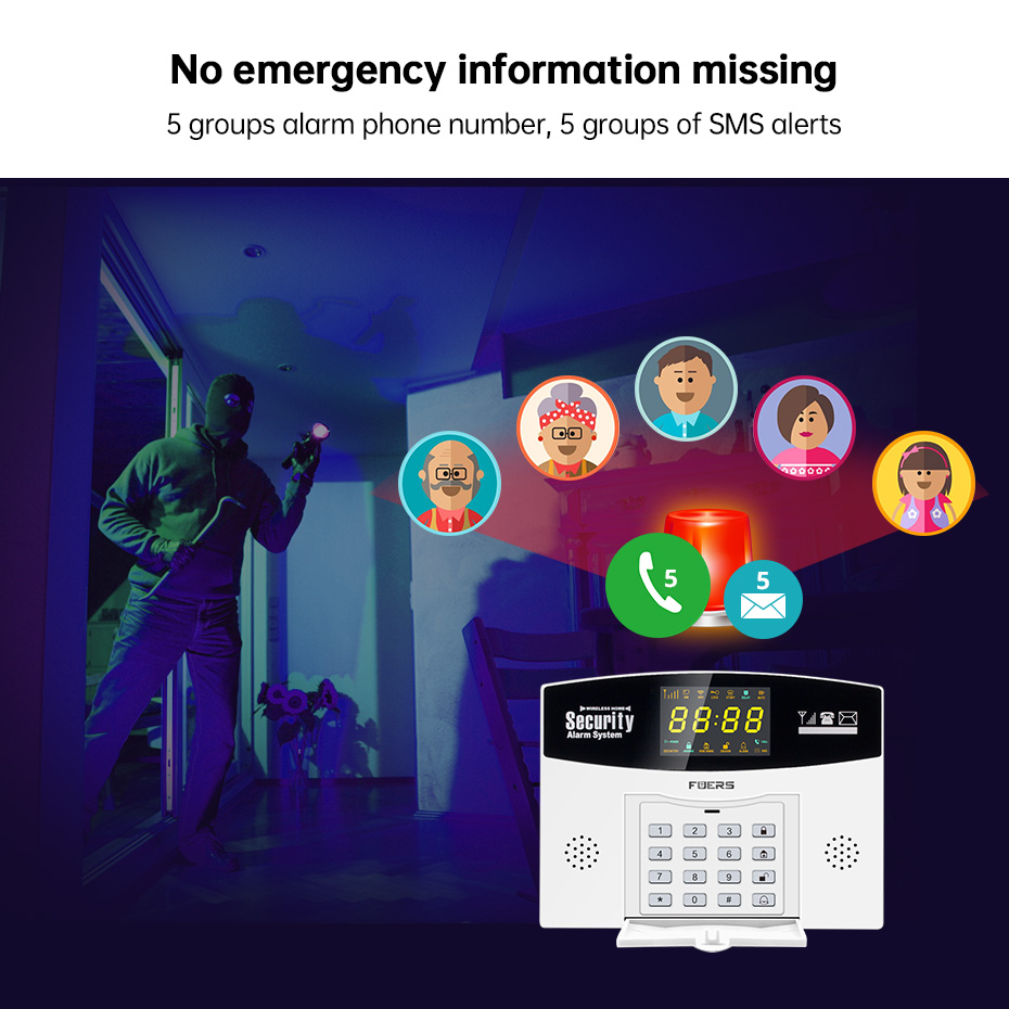 Fuers Tuya Smart Alarm System  - Home Security Number recensie en prijs