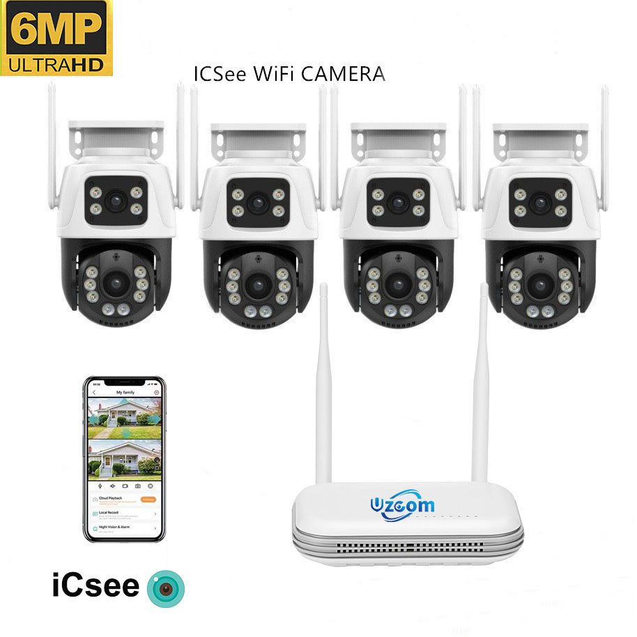 8CH 6MP Outdoor IP Camera Wifi - Home Security Video Systems recensie en prijs