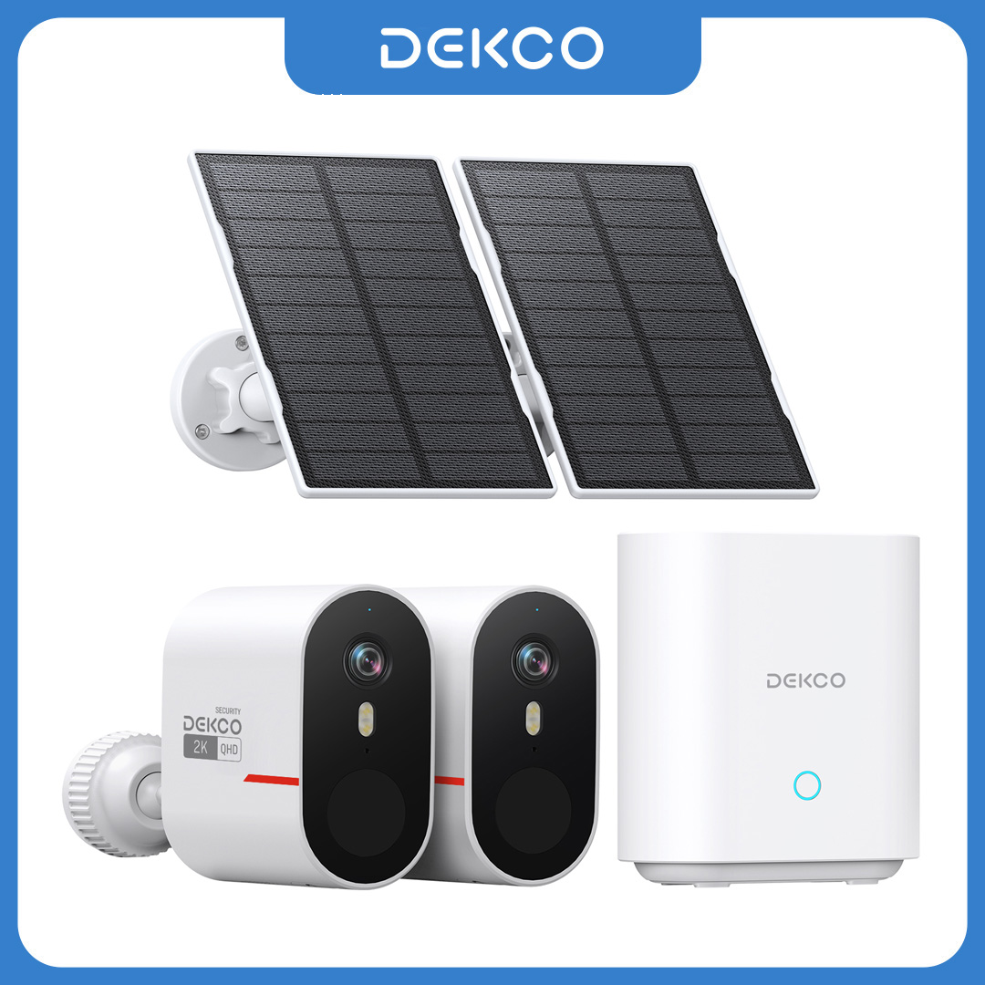 Dekco 3MP WiFi Solar Camera Sy - Home Security Tech recensie en prijs