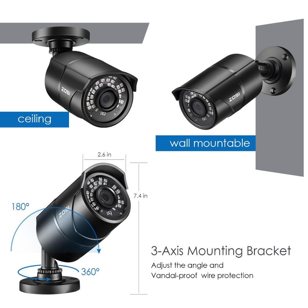 ZOSI 1080P 2MP TVI AHD CVBS IR - Home Security Video Systems recensie en prijs