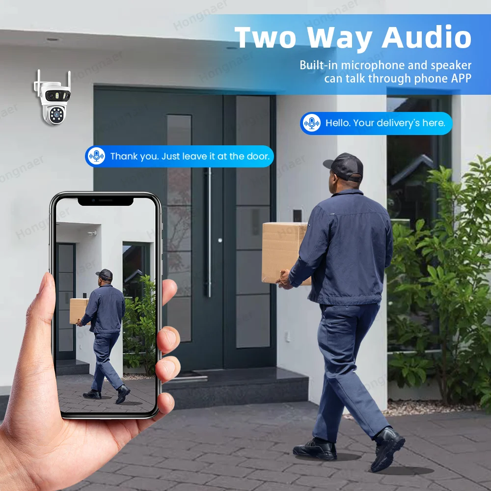 2026 Hongnaer 6MP 4CH 3-lens 2 - Home Security Systems With Cameras recensie en prijs