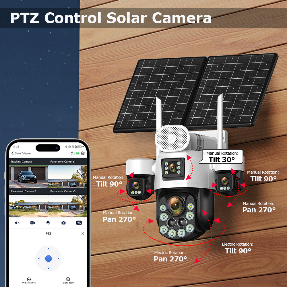 4-lens buitencamera 360° °   S - Home Security Tech recensie en prijs