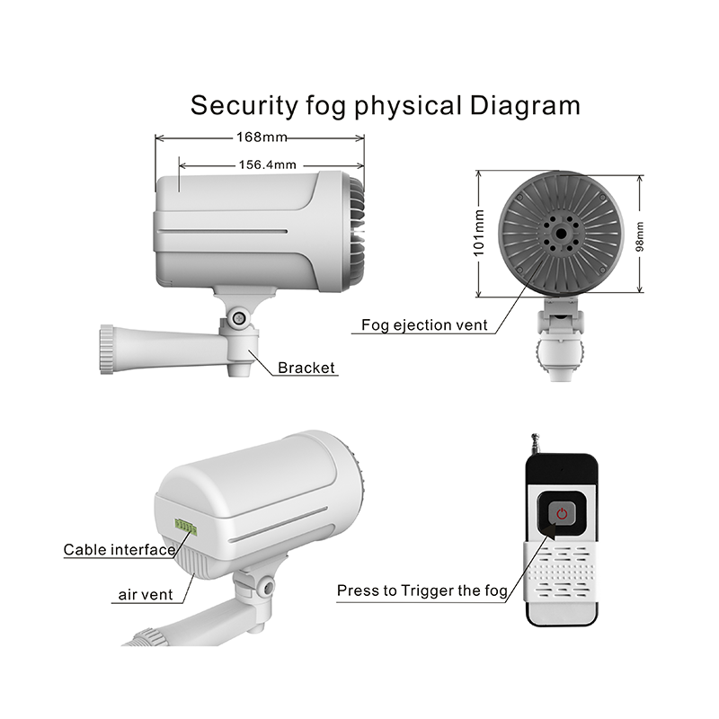 Gadgets Smart Security Fog Gen - Home Security Fog System recensie en prijs