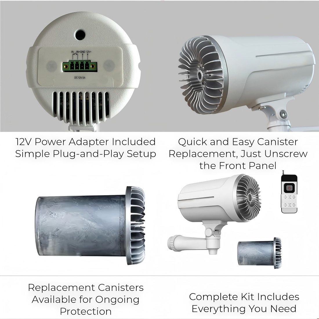 Beveiligingsmistinstallatie an - Home Security Fog System recensie en prijs