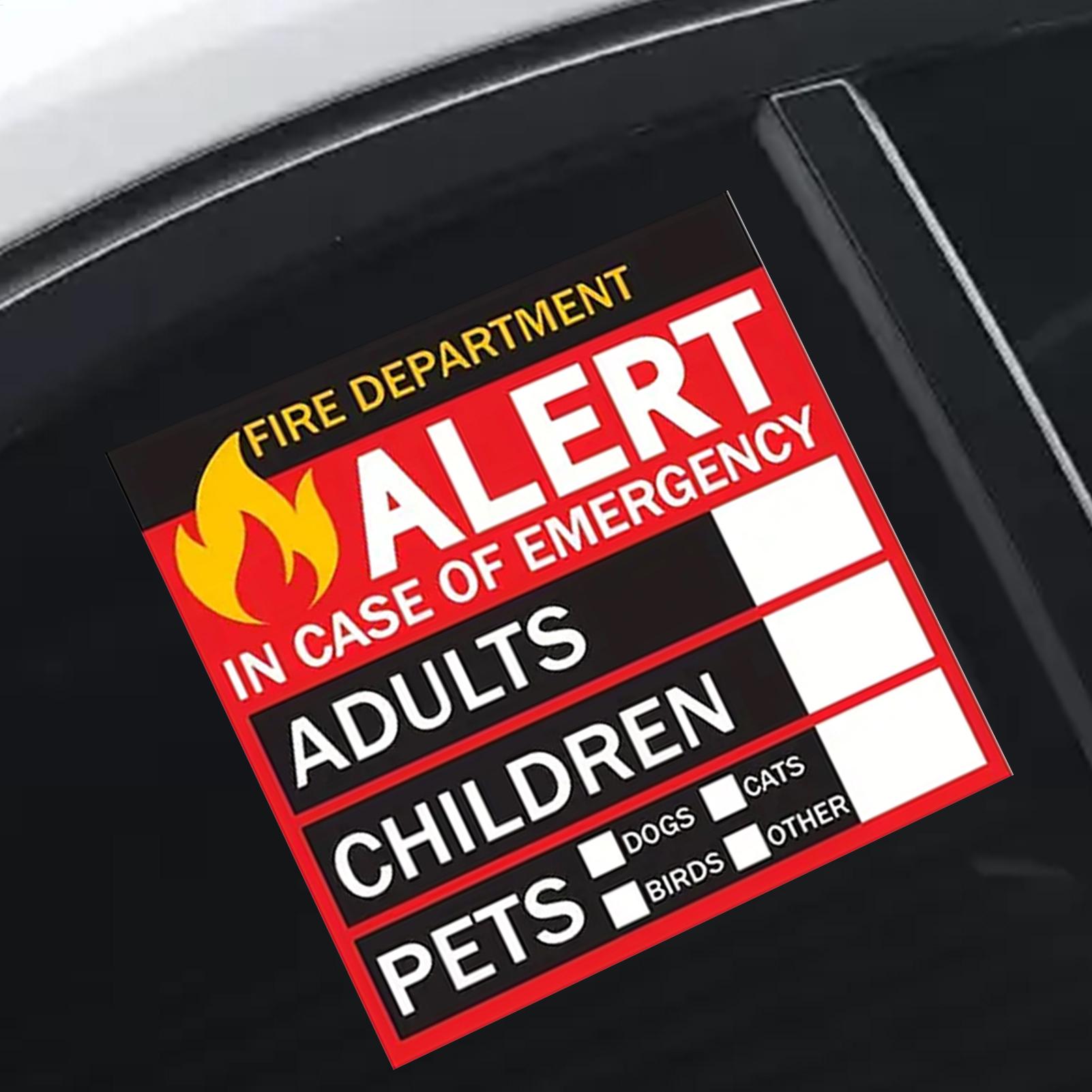 Brandalarmsticker voor huisdie - Home Security Department Us recensie en prijs