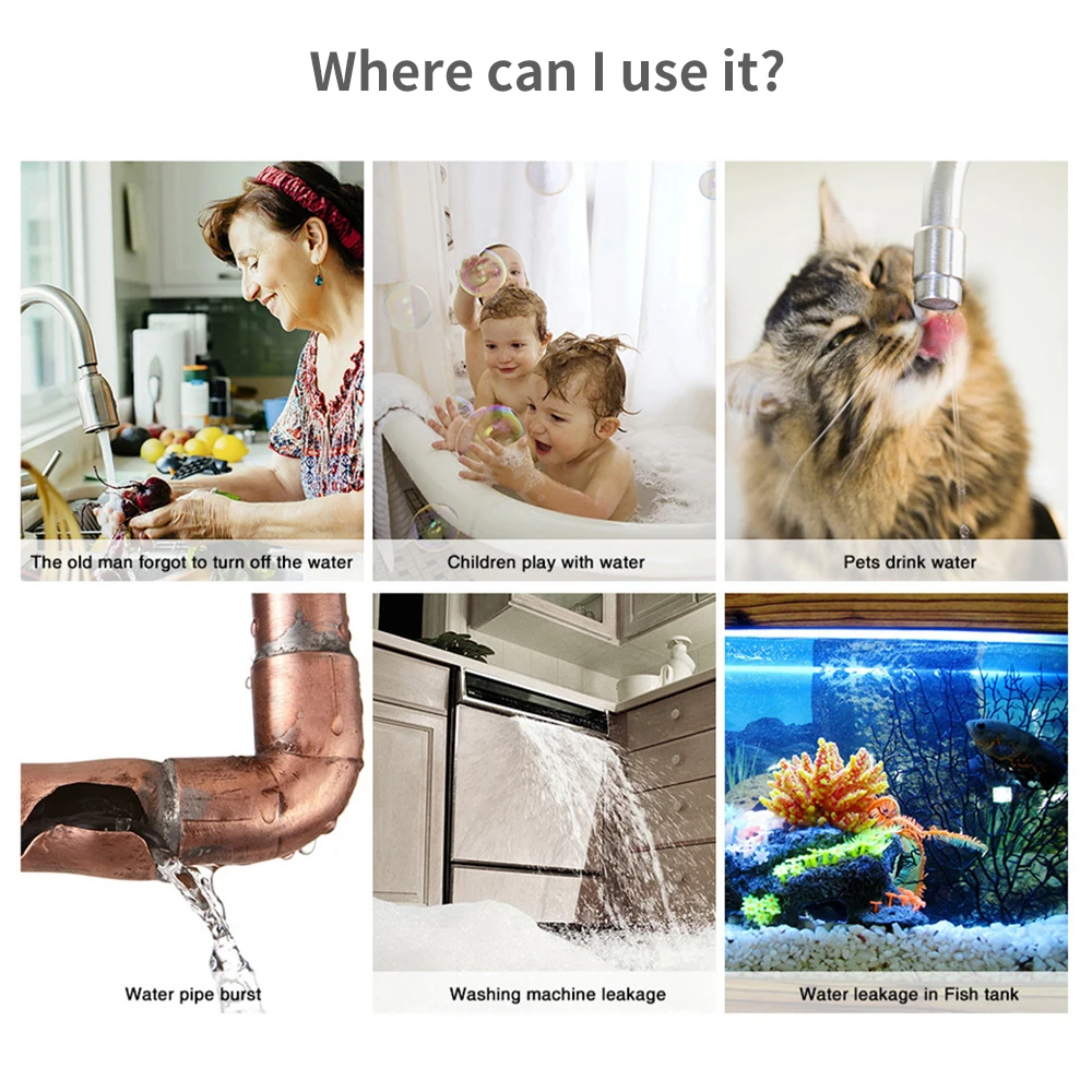 Tuya WiFi Zigbee Watersensor S - Home Security Devices recensie en prijs
