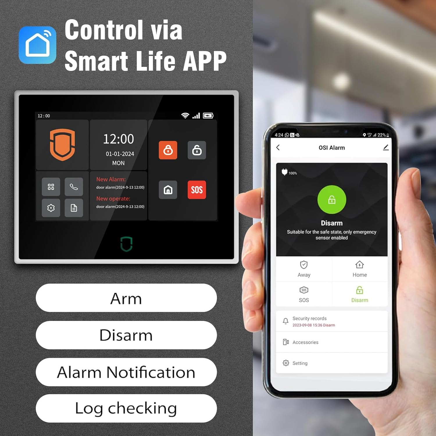 Wolf-Guard 7-inch touchscreen  - Home Security Kit recensie en prijs