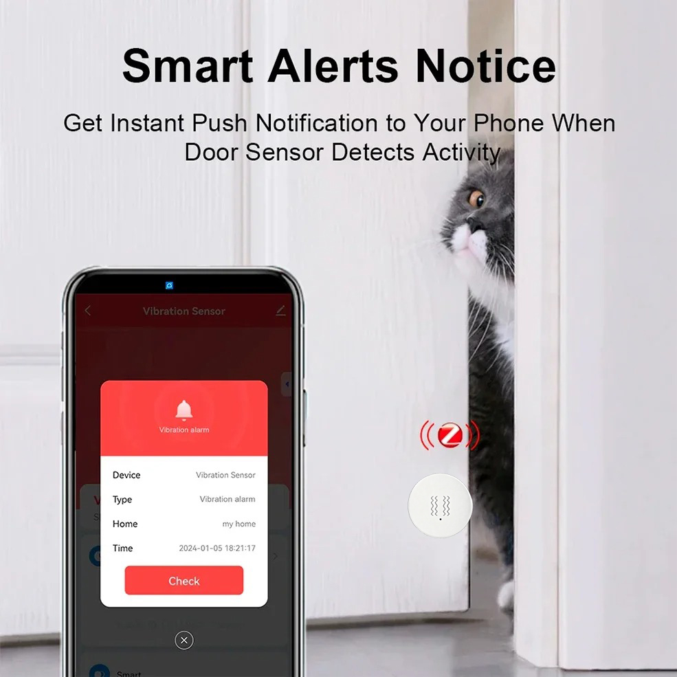 Tuya Zigbee slimme trillingsse - Home Security App recensie en prijs
