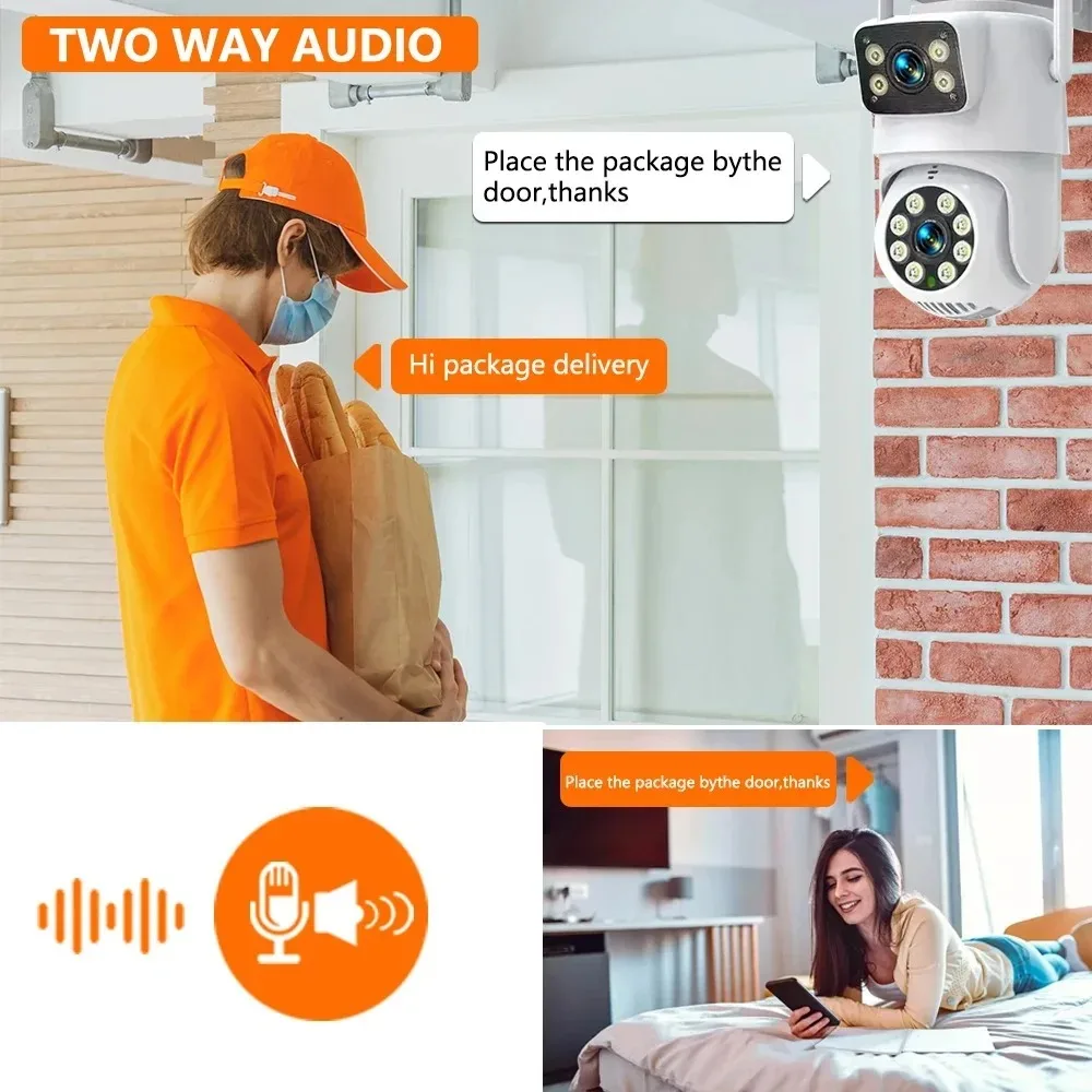 8MP 4K Dual Lens Menselijke De - Home Security Systems With Cameras recensie en prijs