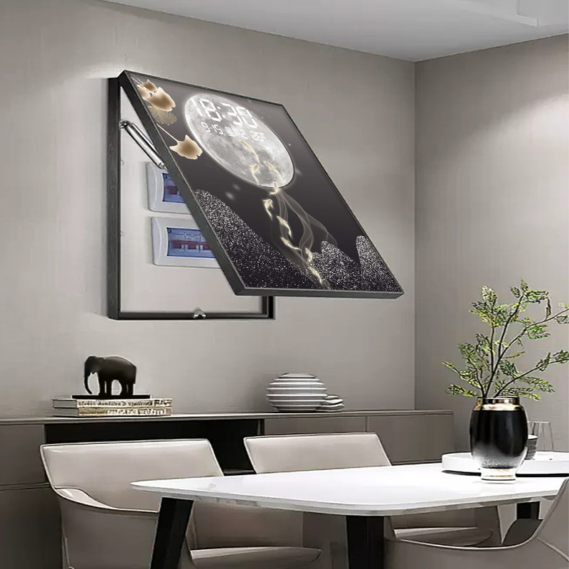 xx- Lichtgetalde wandklok Veil - Home Security Number recensie en prijs