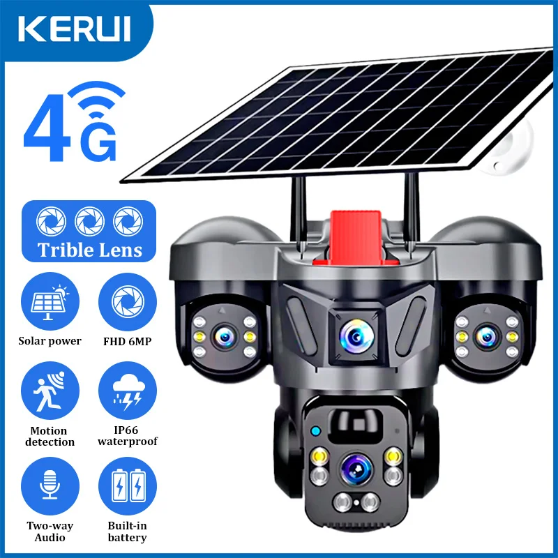 KERUI Outdoor PTZ 6MP 4G SIM W - Home Security Tech recensie en prijs