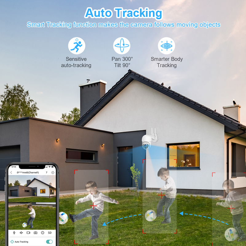 Smar 3MP Draadloos CCTV-beveil - Home Security Systems With Cameras recensie en prijs